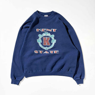 90's "MADE IN USA" KENT STATE カレッジ プリント スウェット