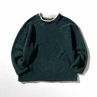90's "MADE IN USA" KENYON ビッグパイル フリース プルオーバー(グリーン)