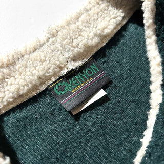 90's "MADE IN USA" KENYON ビッグパイル フリース プルオーバー(グリーン)