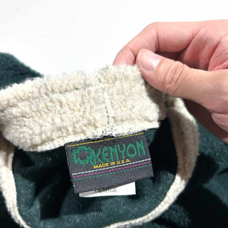 90's "MADE IN USA" KENYON ビッグパイル フリース プルオーバー(グリーン)