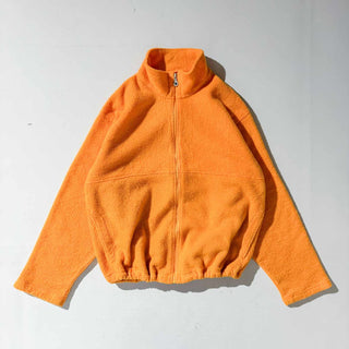 90's "MADE IN USA" LANDS'END フルジップ フリース ジャケット(マンゴー)