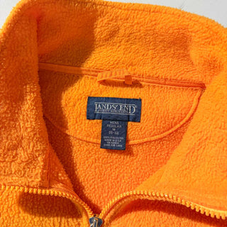 90's "MADE IN USA" LANDS'END フルジップ フリース ジャケット(マンゴー)