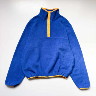 90's "MADE IN USA" LANDS'END スナップT タイプ フリース プルオーバー
