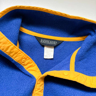 90's "MADE IN USA" LANDS'END スナップT タイプ フリース プルオーバー