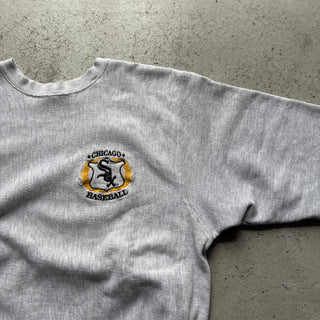 90's "MADE IN USA" MLB Chicago White Sox リバースウィーブタイプ ワンポイント スウェット