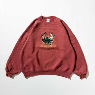 90's "MADE IN USA" Marathon apparel "DUCKS UNLIMITED" エンブロイデリー スウェット シャツ