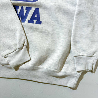 90's "MADE IN USA" RUGGED SWEATS 前V 3段カレッジプリント スウェット