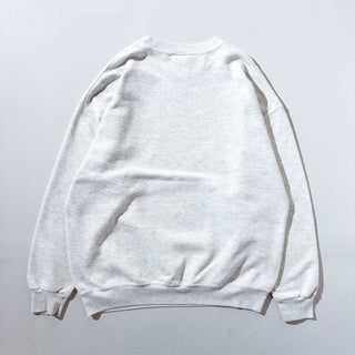 90's "MADE IN USA" RUGGED SWEATS 前V 3段カレッジプリント スウェット