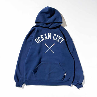 90's "MADE IN USA" RUSSELL ATHLETIC カレッジプリント スウェット パーカ