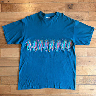 90's "MADE IN USA" SIGNAL SPORTS  巻きプリント Tシャツ