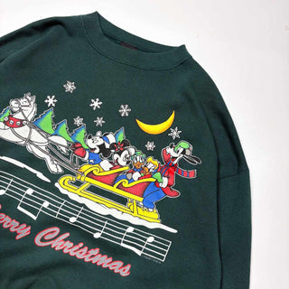 90's "made in USA" MICKEY UNLIMITED ディズニー プリント スウェット