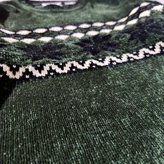 90's MODERN ELEMENTS ノルディックパターン モールニット セーター