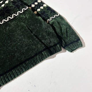 90's MODERN ELEMENTS ノルディックパターン モールニット セーター