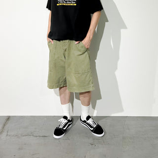 90's MOSSIMO ヘリンボーン バギー ベイカーショーツ