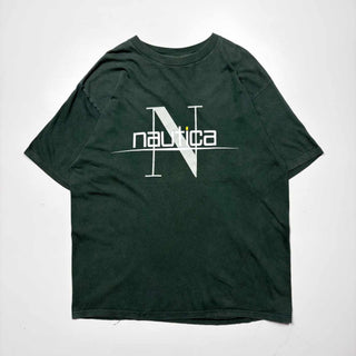 90's "Made In USA" Nautica ロゴプリント Tシャツ