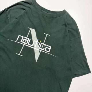 90's "Made In USA" Nautica ロゴプリント Tシャツ