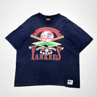 90's "Made In USA" New York YANKEES オフィシャルプリント Tシャツ