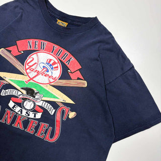 90's "Made In USA" New York YANKEES オフィシャルプリント Tシャツ