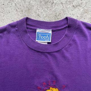 90's "Made in USA" Pooh くまのプーさん 刺繍 キャラクター Tシャツ