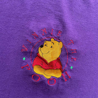 90's "Made in USA" Pooh くまのプーさん 刺繍 キャラクター Tシャツ