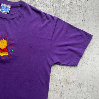 90's "Made in USA" Pooh くまのプーさん 刺繍 キャラクター Tシャツ