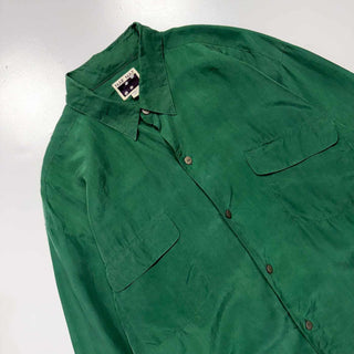 90's NAF NAF シルク L/S シャツ