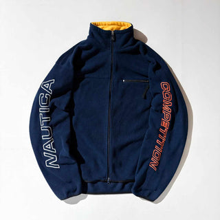 90's NAUTICA COMPETITION ダブルジップ フリース ジャケット
