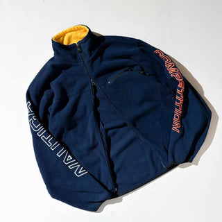 90's NAUTICA COMPETITION ダブルジップ フリース ジャケット