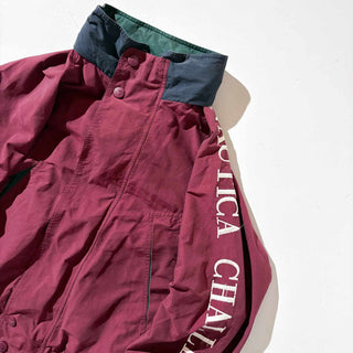 90's NAUTICA 袖刺繍 コットン セーリング ジャケット