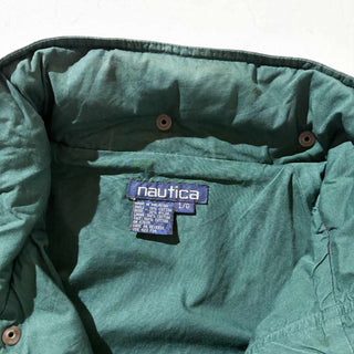 90's NAUTICA 袖刺繍 コットン セーリング ジャケット