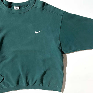 90's NIKE "極太アーム" サイドスウッシュ スウェット シャツ