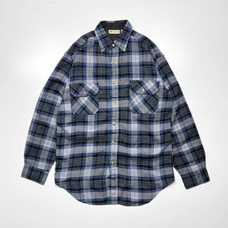90's NORTHWEST TERRITORY アクリル チェック L/S シャツ