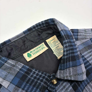90's NORTHWEST TERRITORY アクリル チェック L/S シャツ