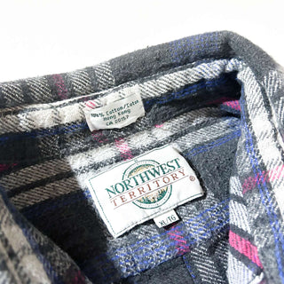 90's NORTHWEST TERRITORY ウエスタンポケット ヘビーフランネル L/Sシャツ