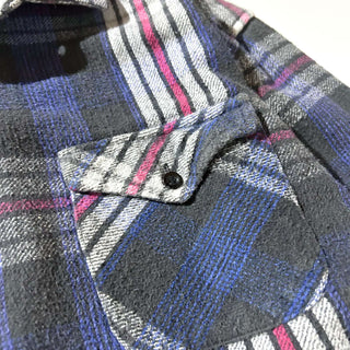 90's NORTHWEST TERRITORY ウエスタンポケット ヘビーフランネル L/Sシャツ