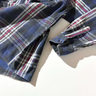 90's NORTHWEST TERRITORY ウエスタンポケット ヘビーフランネル L/Sシャツ
