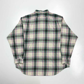 90's "made in USA" OLD RALPH LAUREN "LOWELL SPORT" マルチカラー チェック ライトネル L/Sシャツ