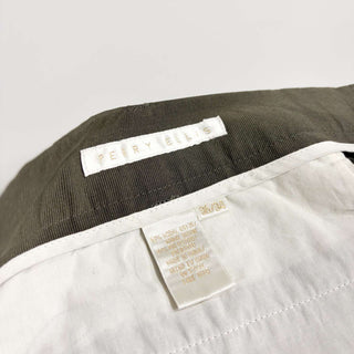 90's PERRY ELLIS 2タック レーヨン ワイド スラックス