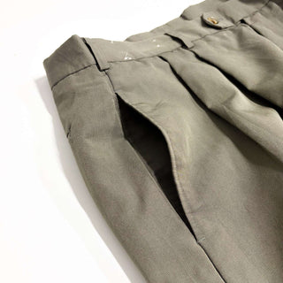 90's PERRY ELLIS 2タック レーヨン ワイド スラックス