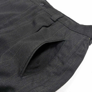 ～90's PERRY ELLIS レーヨン混 チェック 1タック スラックス