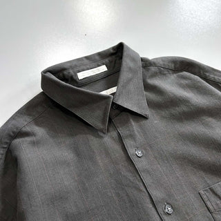 90's PERRY ELLIS チェック レギュラー L/Sシャツ