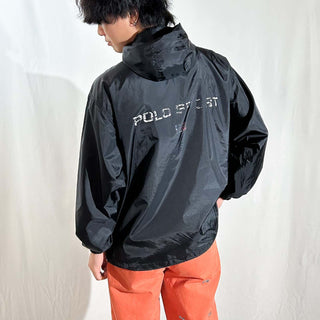 90's POLO SPORT Ralph Lauren ブラック アノラック ジャケット