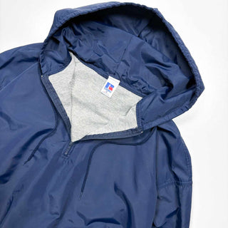 90's RUSSELL ATHLETIC ダブルフェイス ナイロン アノラック パーカ