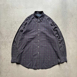 90's〜 Ralph Lauren "BLAKE" ブロードクロス チェック L/S シャツ