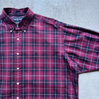 90's～ Ralph Lauren "BLAKE" チェック  B.D.オックスフォード L/Sシャツ