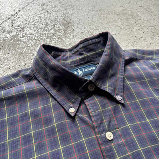 90's〜 Ralph Lauren "BLAKE" ブロードクロス チェック L/S シャツ