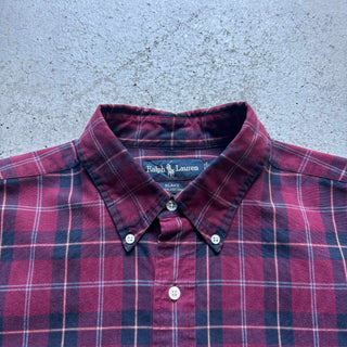 90's～ Ralph Lauren "BLAKE" チェック  B.D.オックスフォード L/Sシャツ