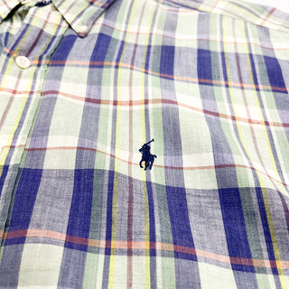 90's Ralph Lauren B.D. マドラスチェック S/Sシャツ