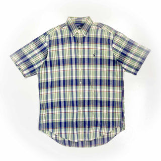 90's Ralph Lauren B.D. マドラスチェック S/Sシャツ