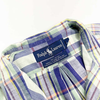 90's Ralph Lauren B.D. マドラスチェック S/Sシャツ